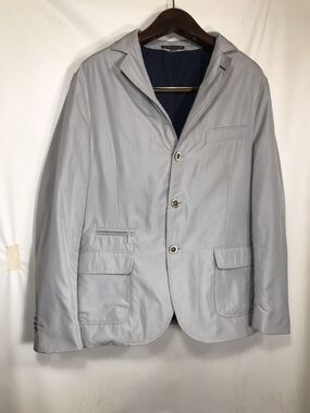 Peter Millar Jacket Womens Size Medium Grey 3 Button Jacket